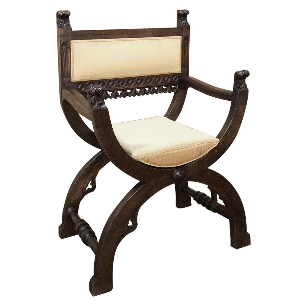 19th Century Gothic Armchair For Sale at 1stdibs