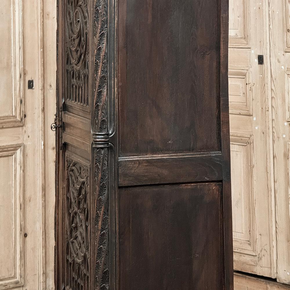 19th Century Gothic Bonnetiere ~ Petite Armoire 8