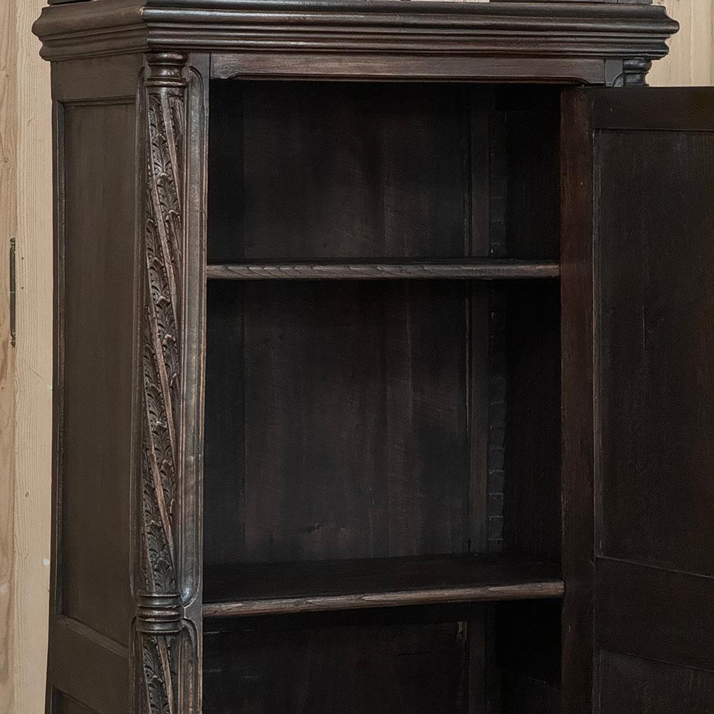 19th Century Gothic Bonnetiere ~ Petite Armoire 11