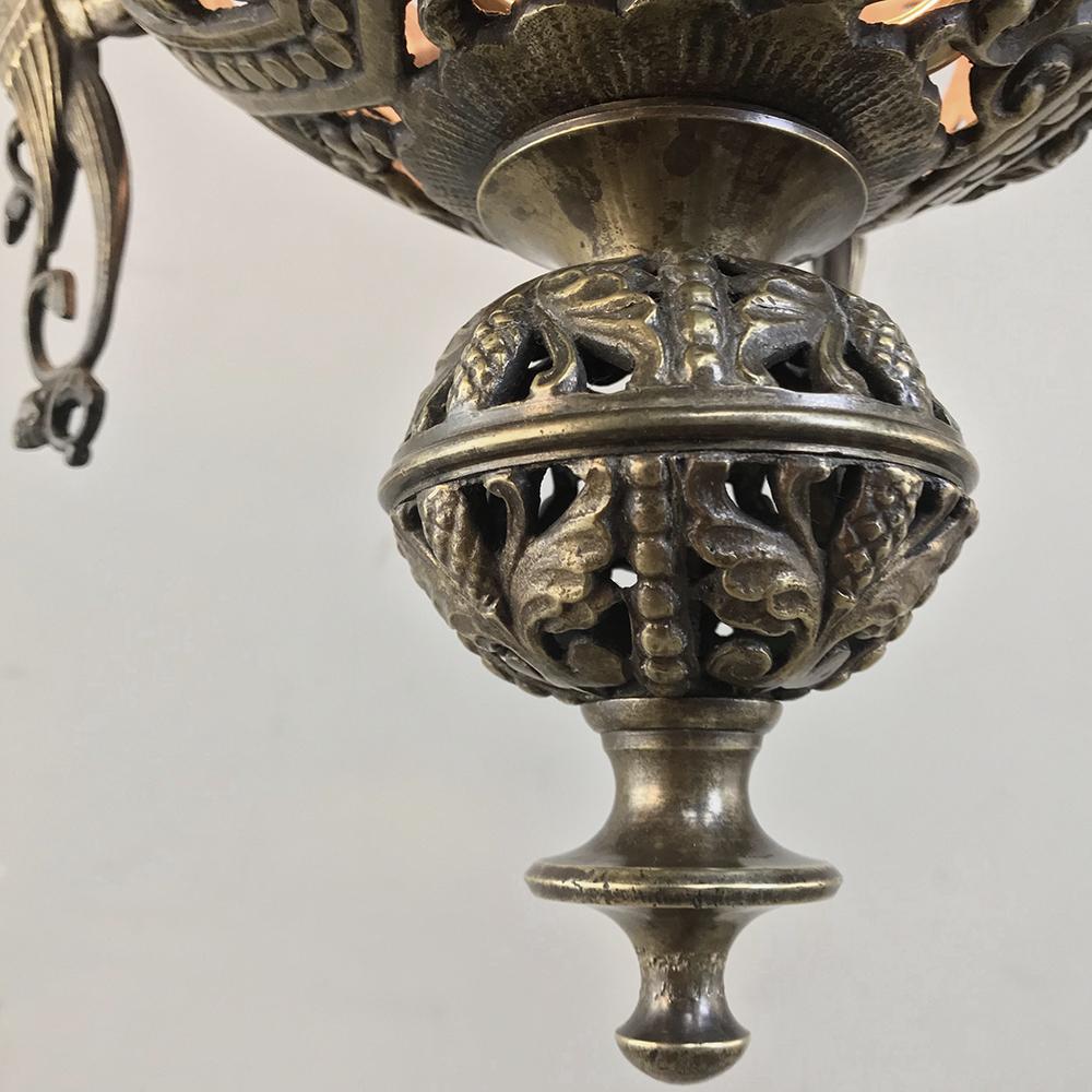 19th Century Gothic Bronze Incense Burner, Chandelier 3