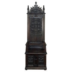 19th Century Gothic Cathedral Chair