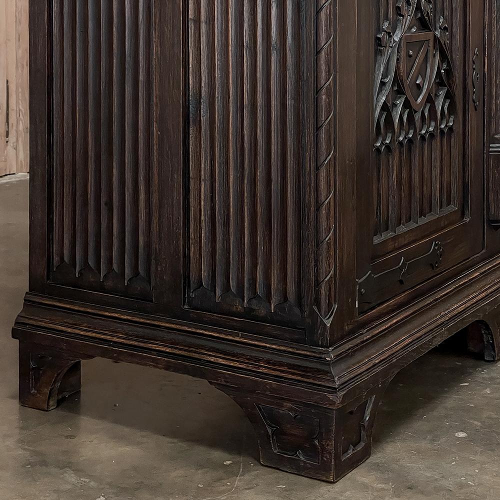 19th Century Gothic Revival Buffet, Credenza, Sideboard 8