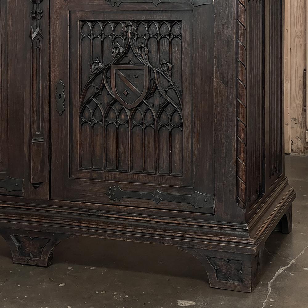 19th Century Gothic Revival Buffet, Credenza, Sideboard 11