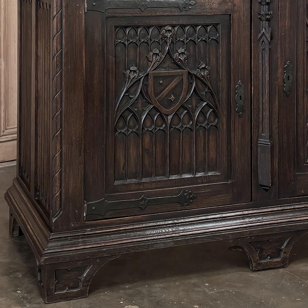 19th Century Gothic Revival Buffet, Credenza, Sideboard 2