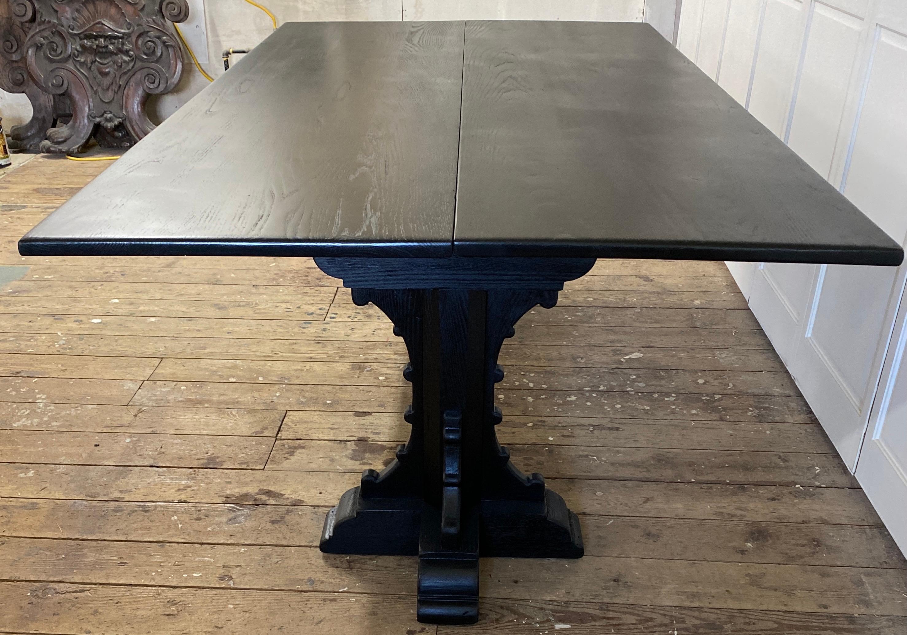 19th Century Gothic Revival Dining and Console Table For Sale 2