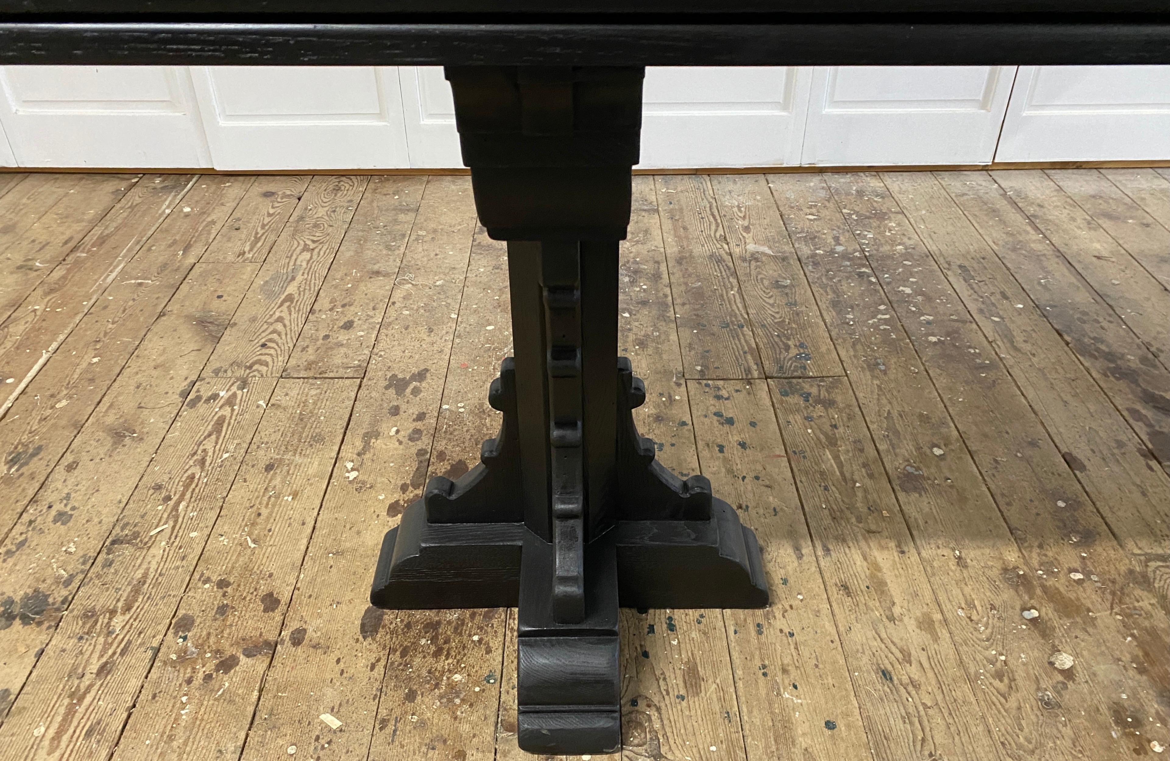 19th Century Gothic Revival Dining and Console Table For Sale 7