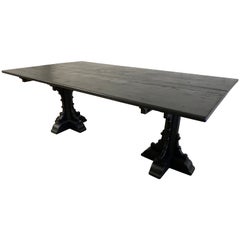 19th Century Gothic Revival Dining and Console Table