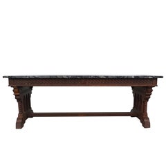 19th Century Gothic Revival Table by Henri Fourdinois