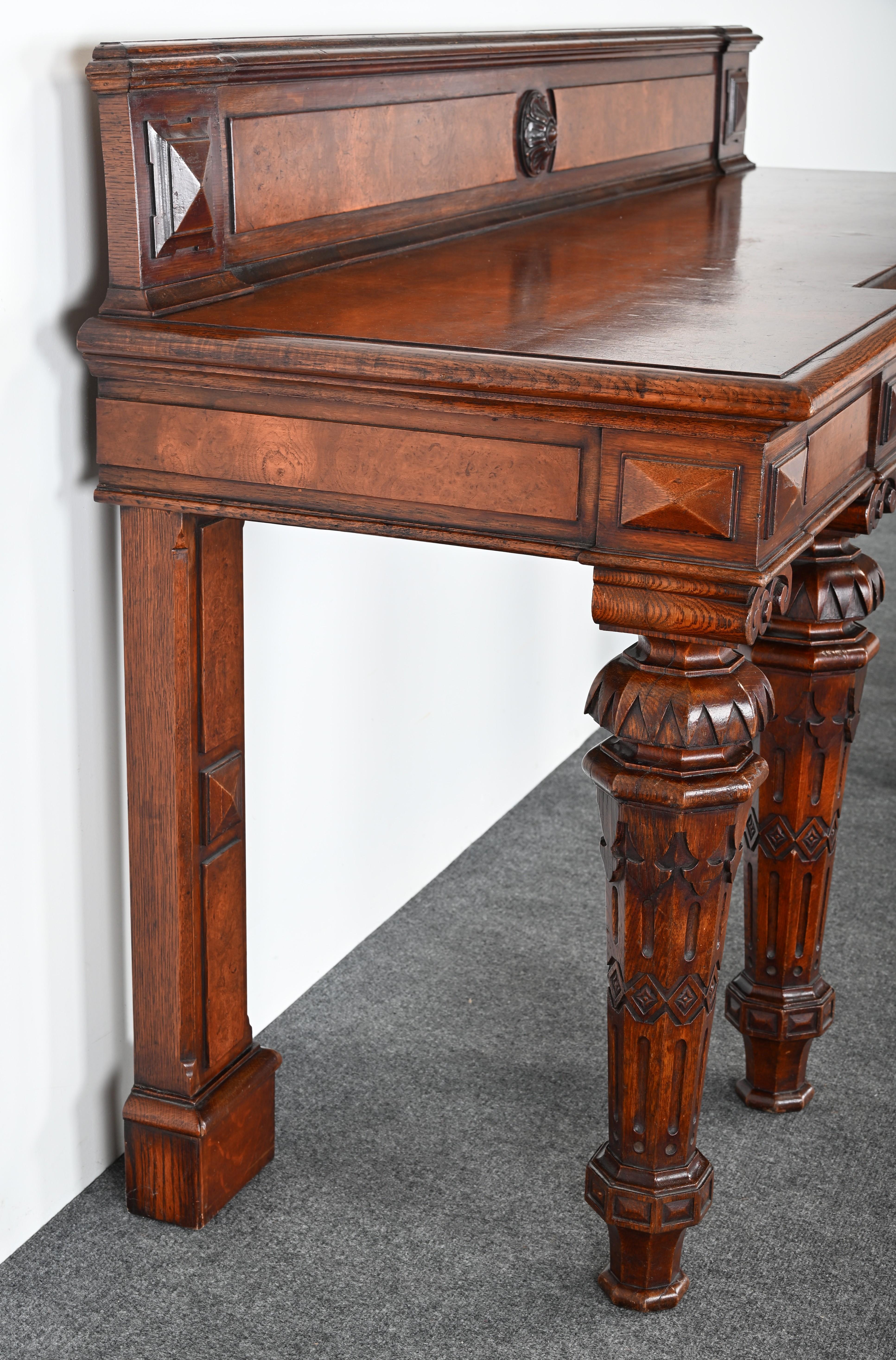 19th Century Gothic Sideboard or Huntboard For Sale 6