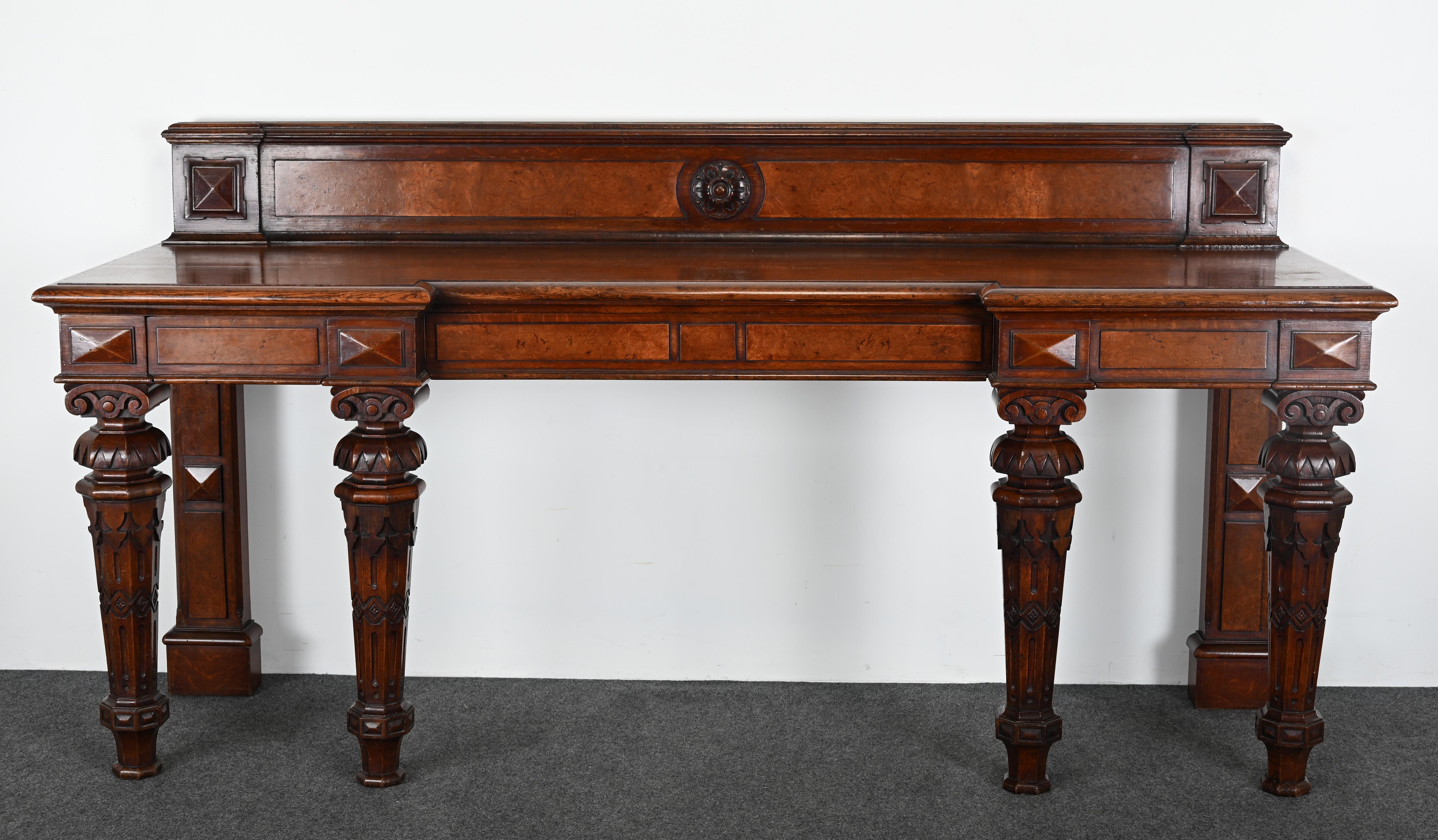 19th Century Gothic Sideboard or Huntboard For Sale 9