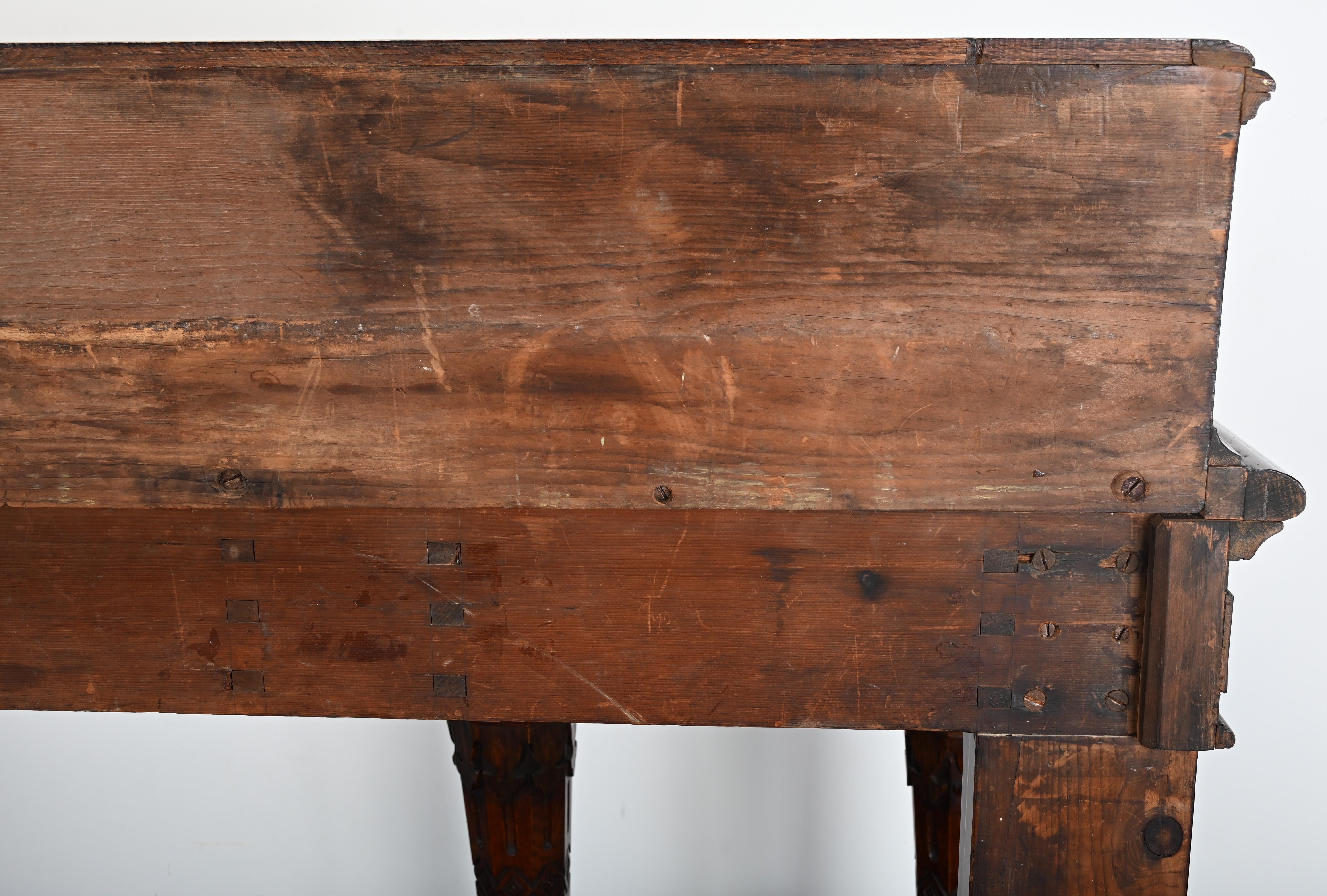 19th Century Gothic Sideboard or Huntboard For Sale 14