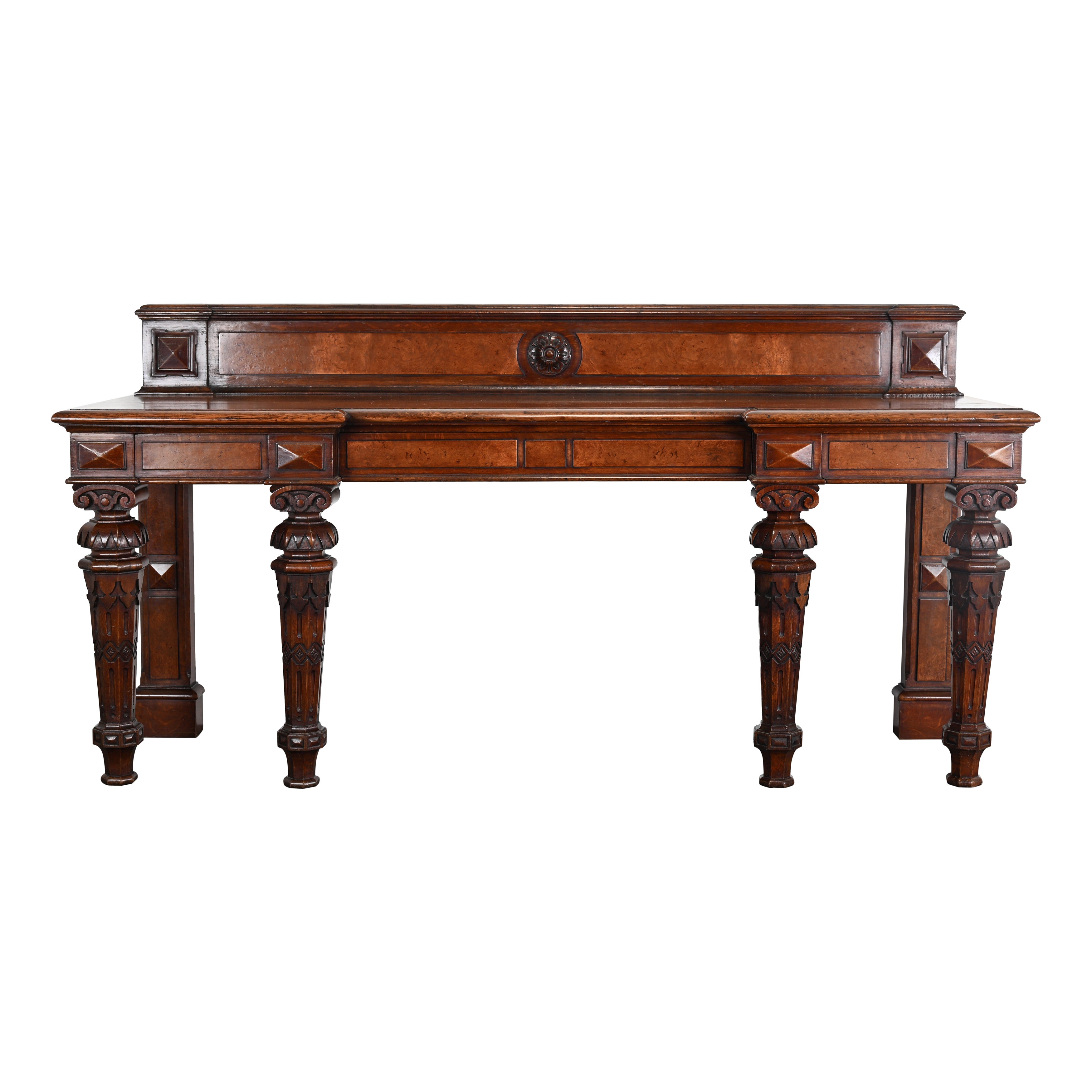 19th Century Gothic Sideboard or Huntboard For Sale