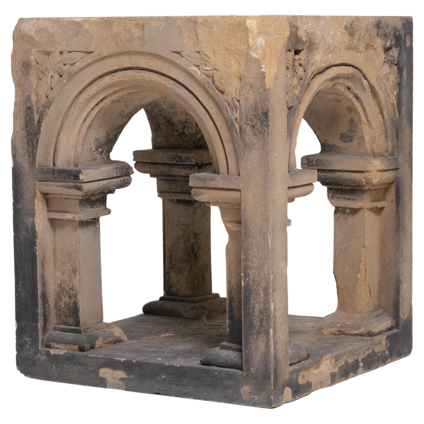 19th Century Gothic Stone Plinth