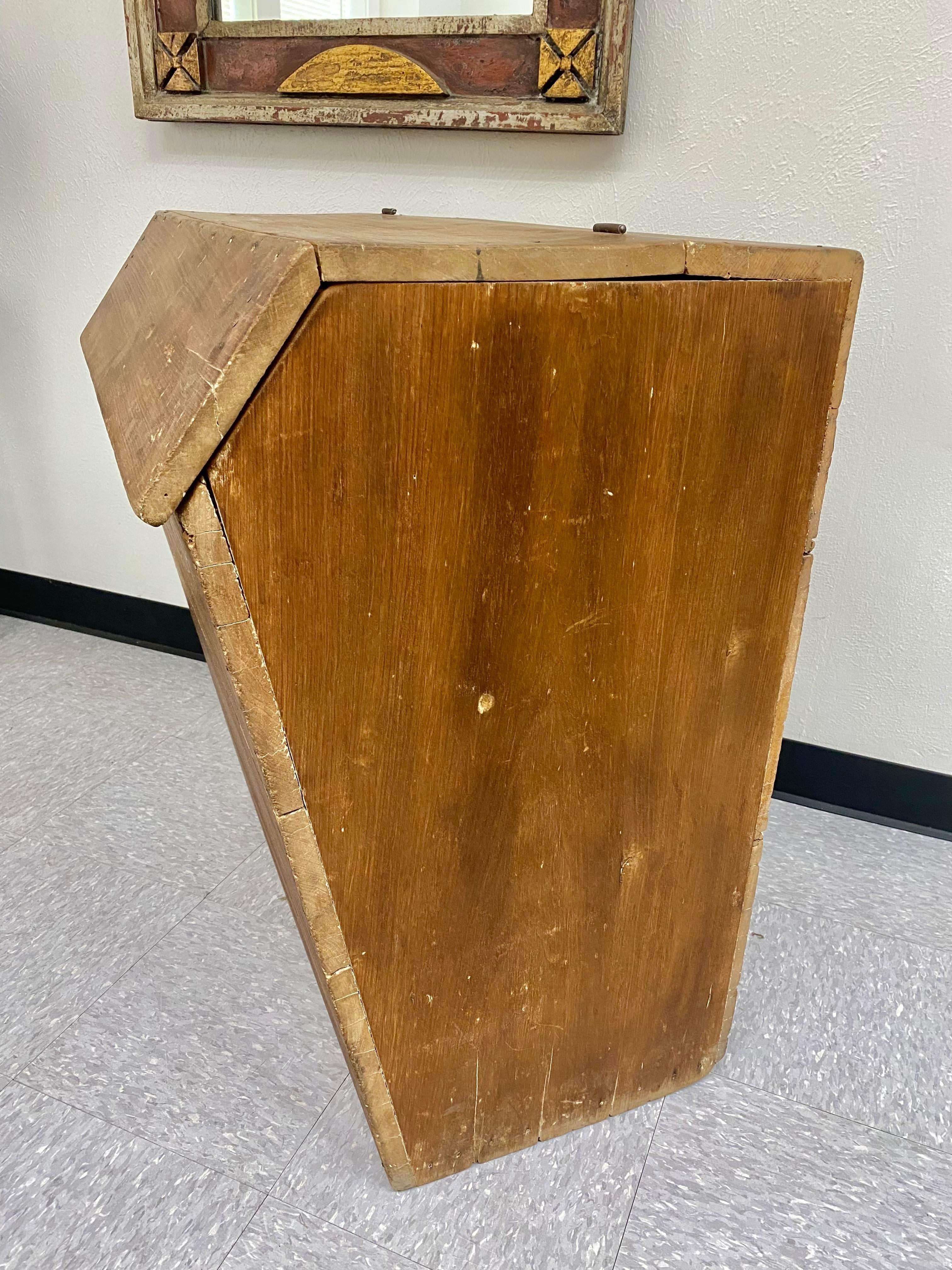 American 19th Century Grain Bin Console Table For Sale
