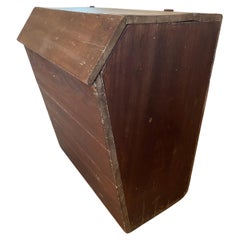 Tavolo consolle con cestino di grano del XIX secolo