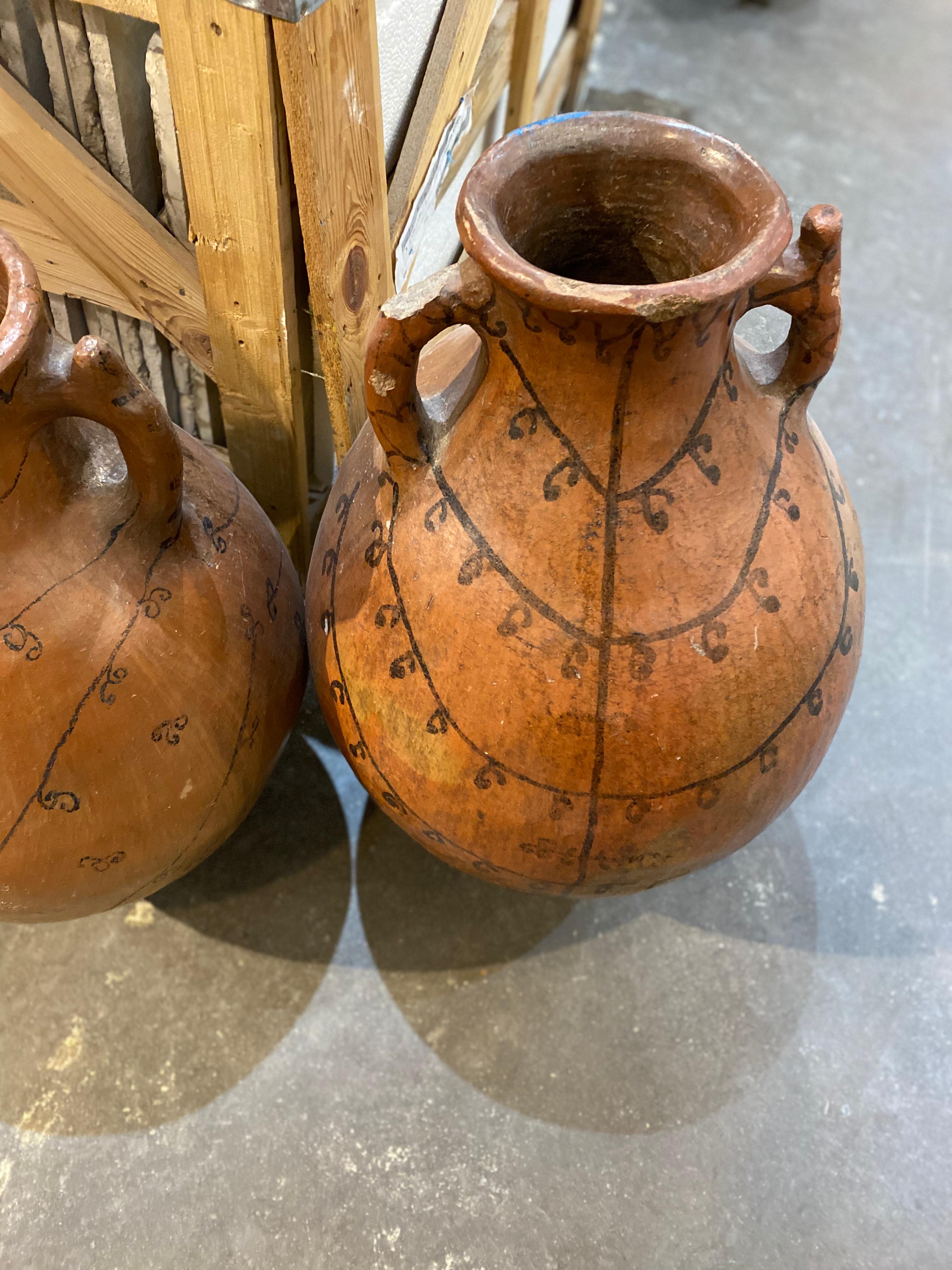 Clay 19th Century Grain Vessels from Spain