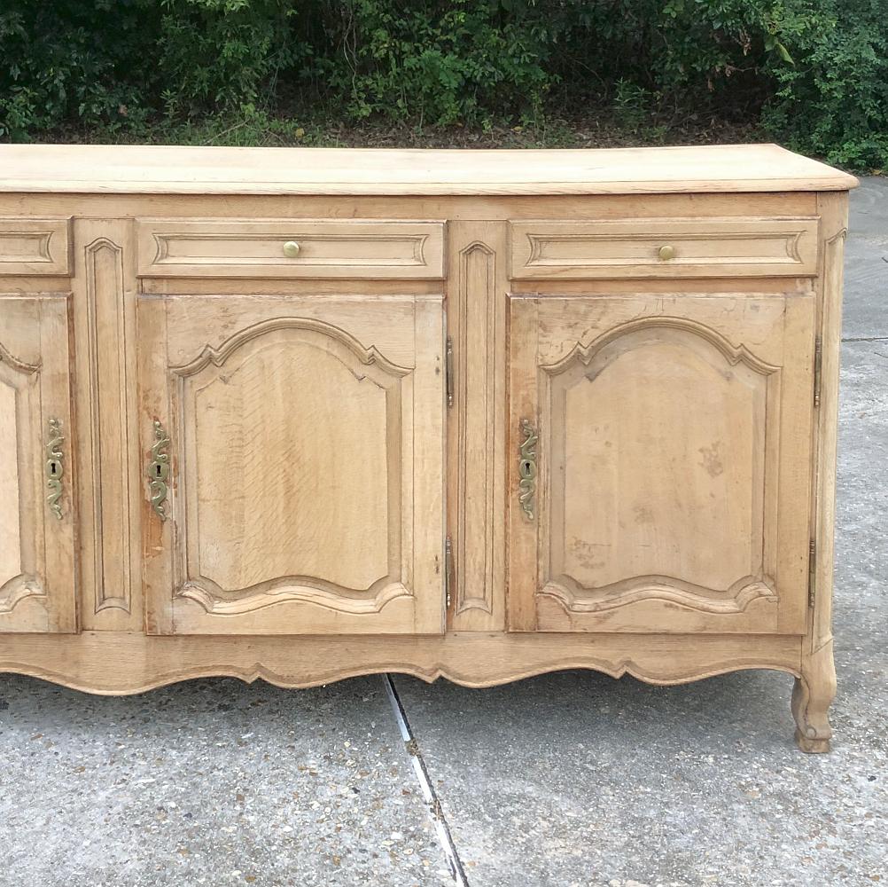 19th Century Grand Country French Stripped Oak Buffet 2