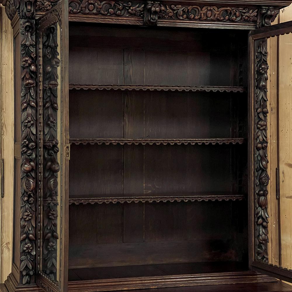 Renaissance Revival 19th Century Grand Flemish Renaissance Bookcase ~ Display Cabinet For Sale