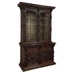 Used 19th Century Grand Flemish Renaissance Bookcase ~ Display Cabinet