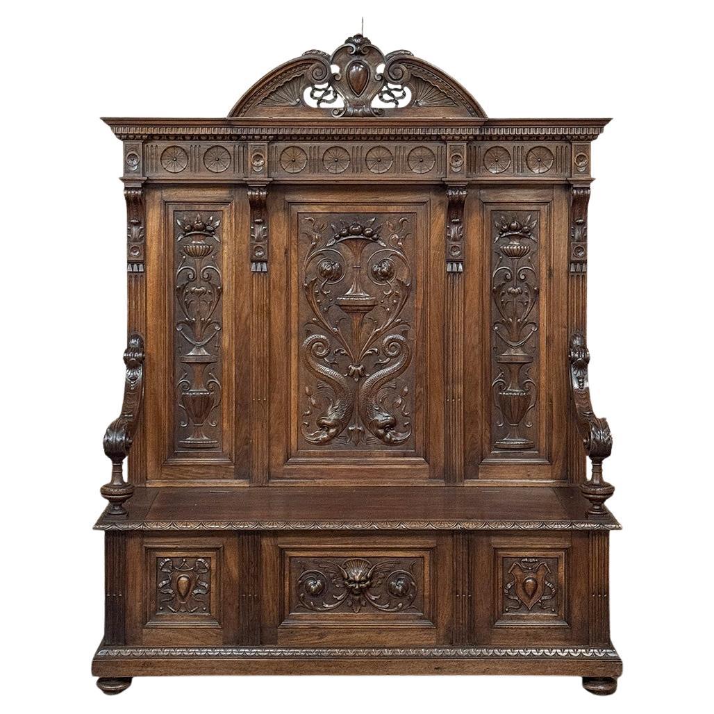 Carved Benches