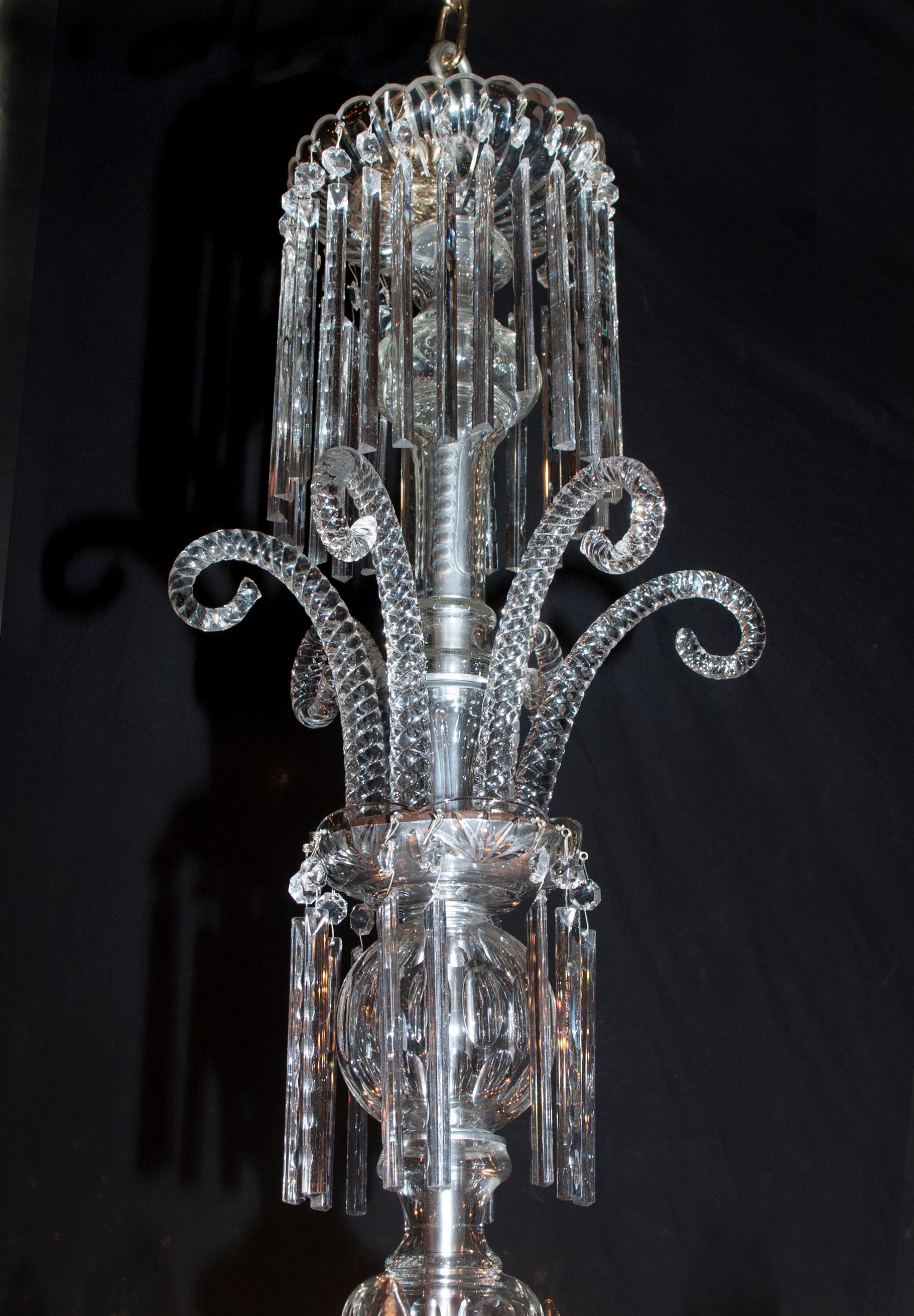 Lampadario di cristallo Baccarat Grand Louis XV del XIX secolo in vendita 4