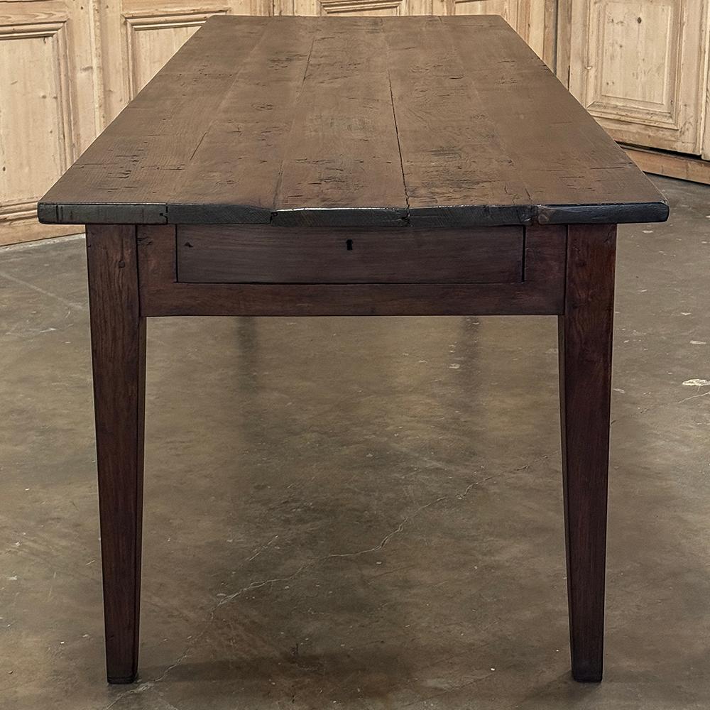 19th Century Grand Rustic Country French Banquet Table For Sale 8