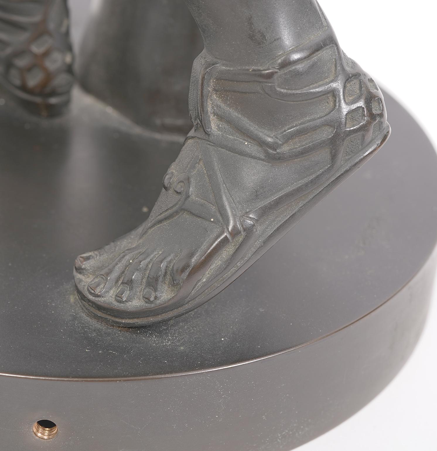 19th Century Grand Tour Apollo Belvedere Bronze Signed B. Boschetti, Roma en vente 1