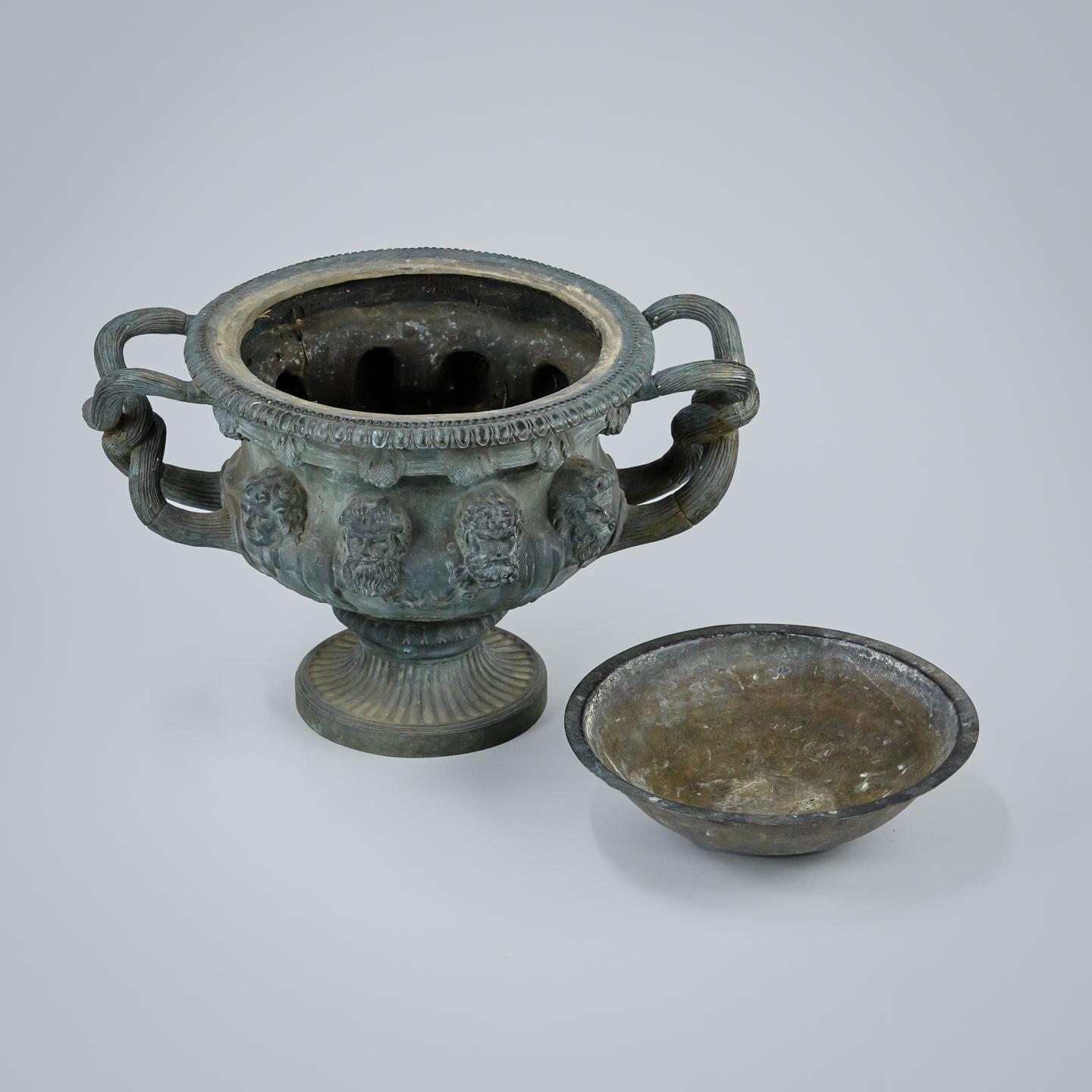French 19th Century Grand Tour Bronze Albani or Warwick Vase