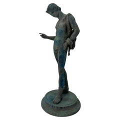 19th Century Grand Tour Bronze Figure of a Young Man as Dionysos or Narcissus