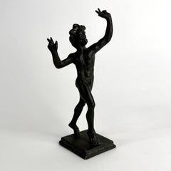 19th Century Grand Tour Bronze Figure of the Dancing Faun