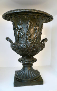 19th Century Grand Tour Bronze Model of the Medici Vase, or Urn