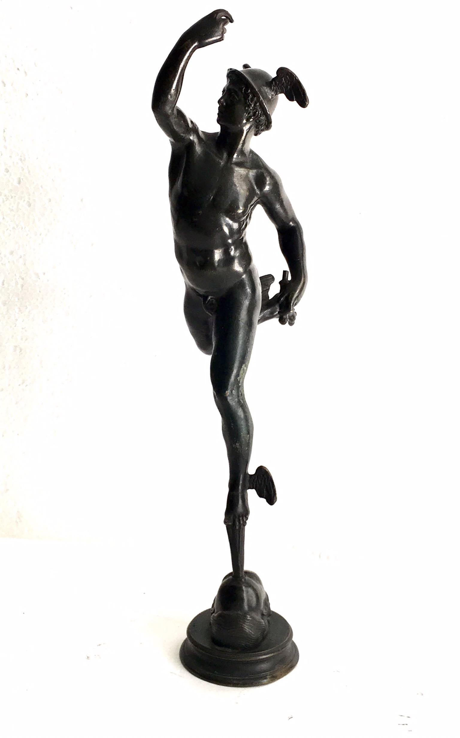 19th Century Grand Tour Bronze of Mercury 1