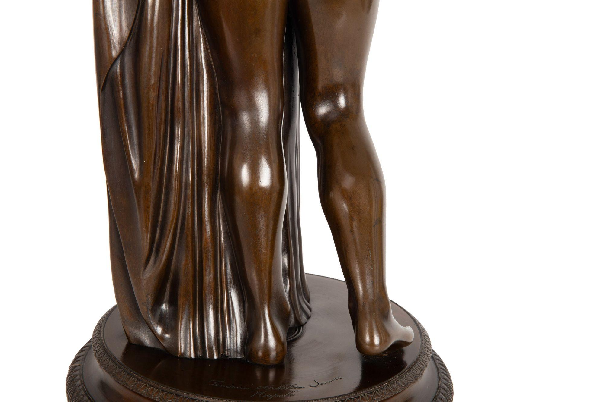 19th Century Grand Tour Bronze Sculpture “Callipygian Venus” of Antiquity For Sale 7