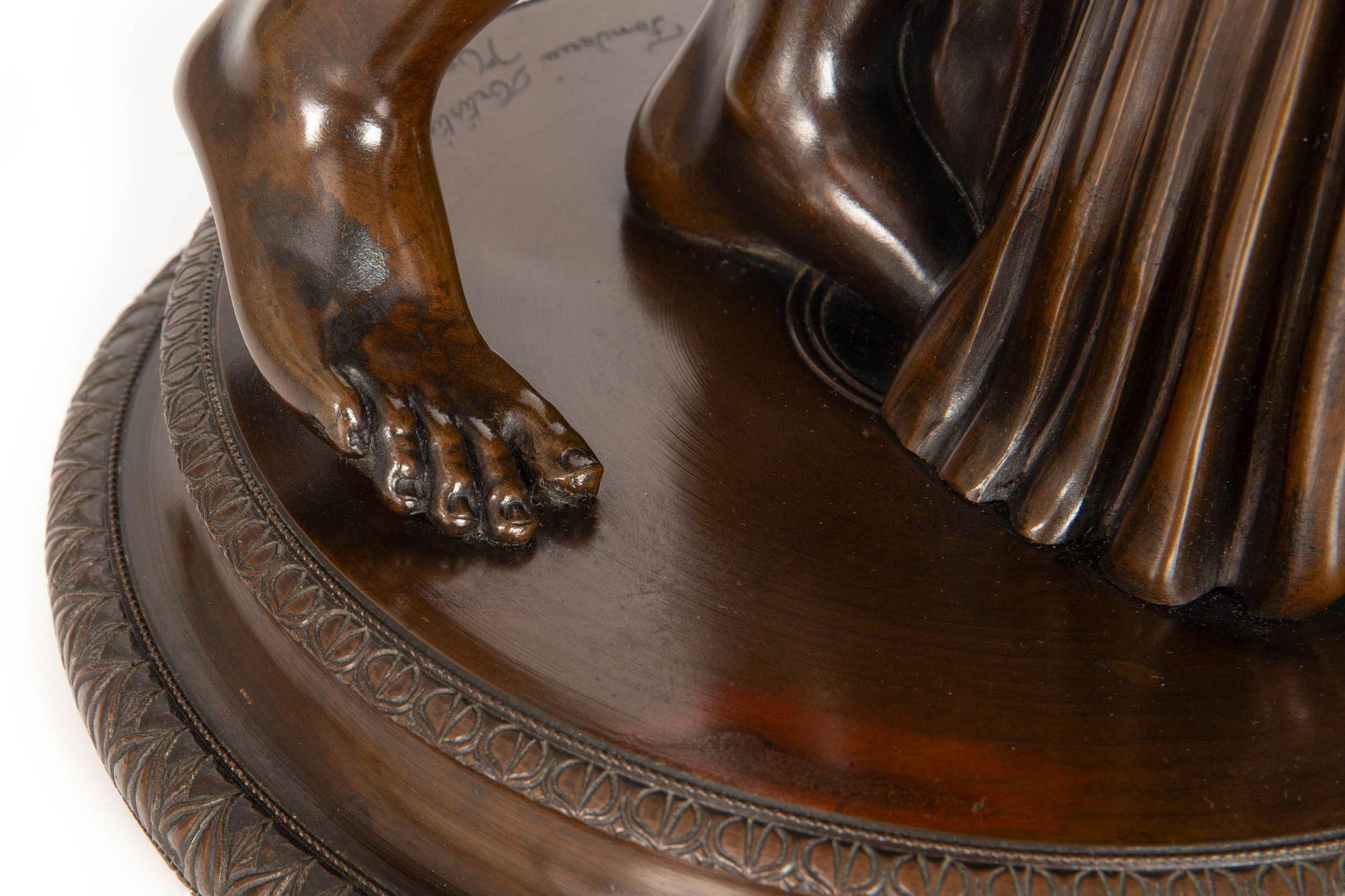 19th Century Grand Tour Bronze Sculpture “Callipygian Venus” of Antiquity For Sale 13