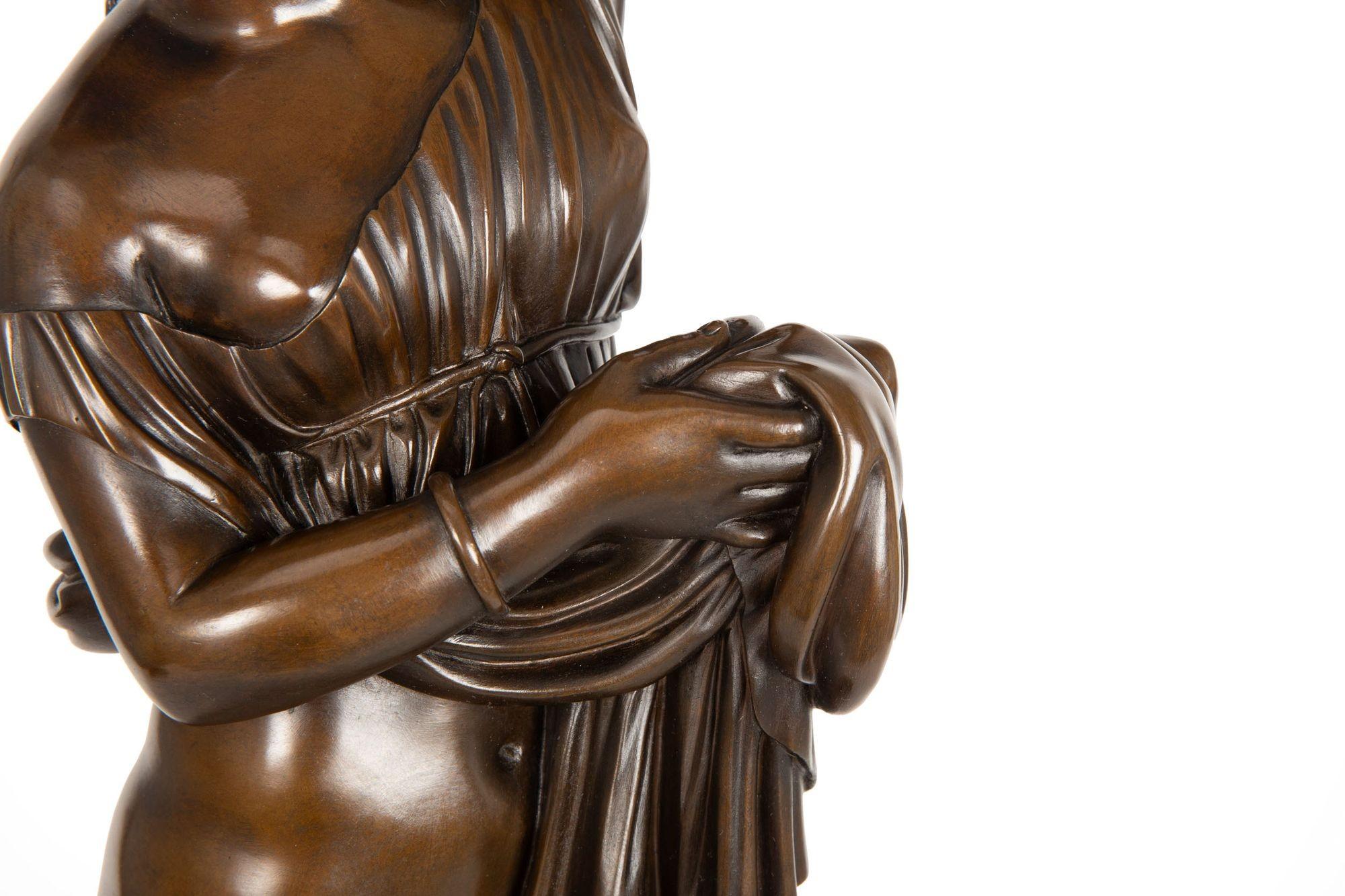 19th Century Grand Tour Bronze Sculpture “Callipygian Venus” of Antiquity For Sale 14