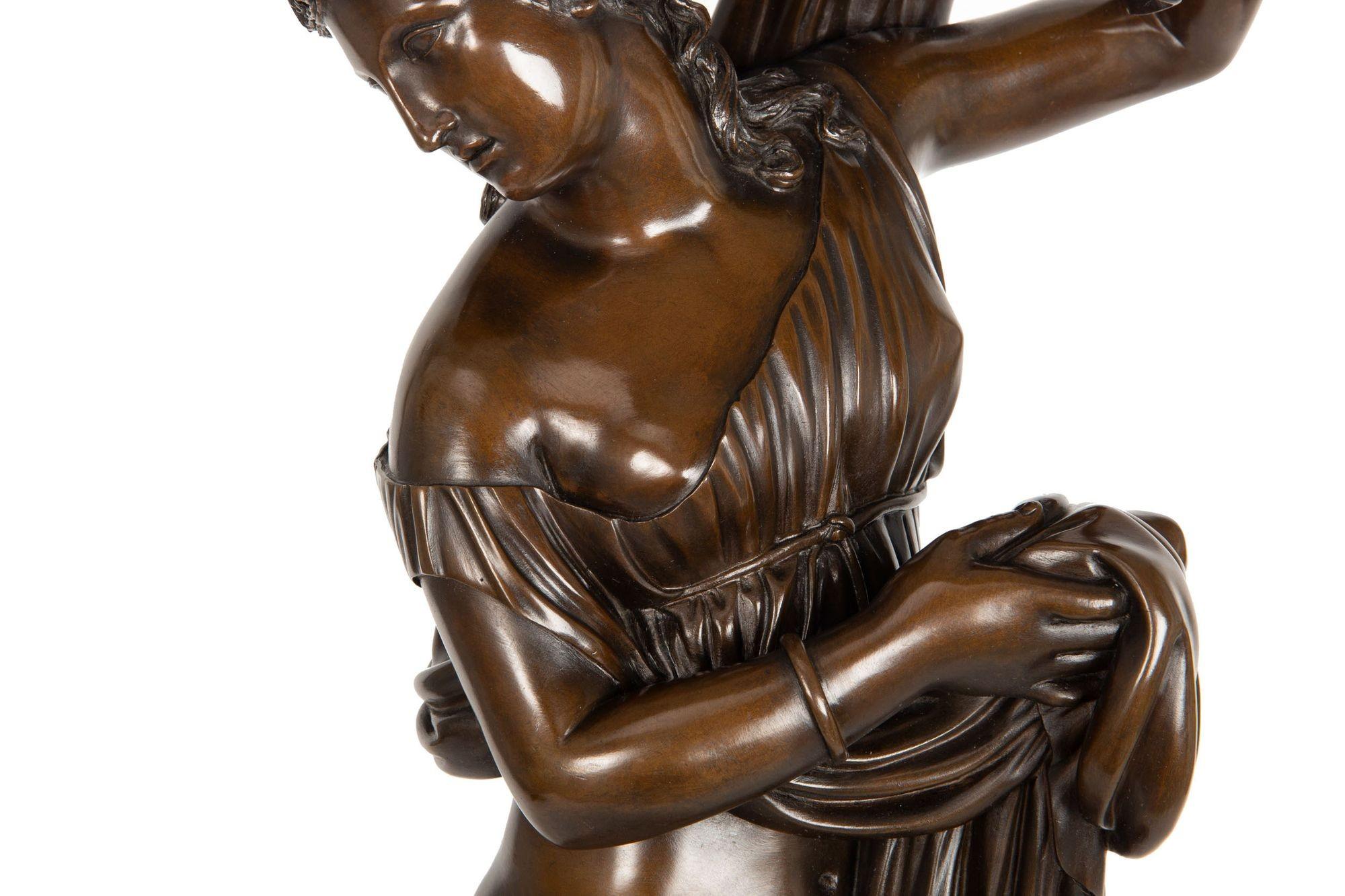 19th Century Grand Tour Bronze Sculpture “Callipygian Venus” of Antiquity For Sale 3