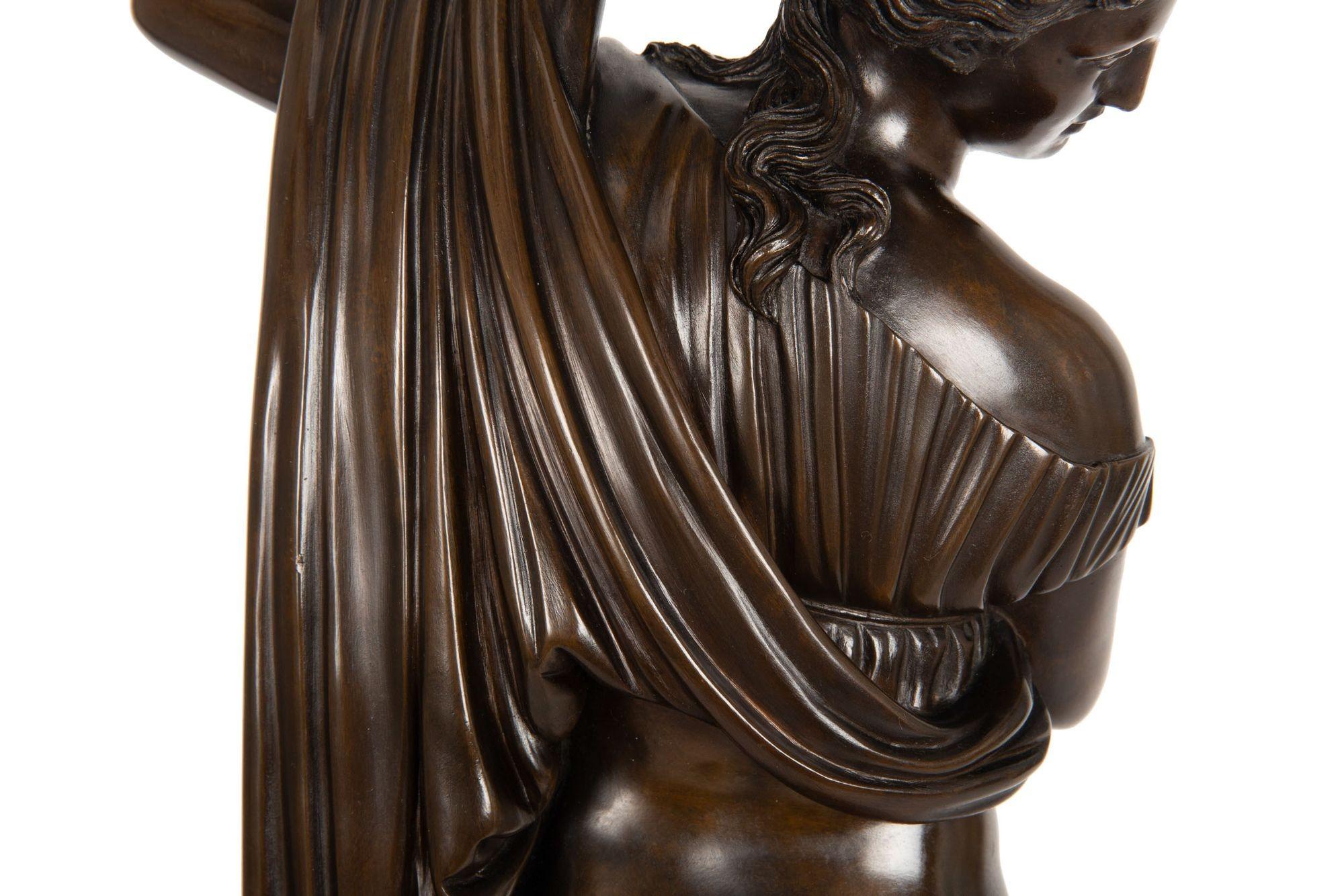 19th Century Grand Tour Bronze Sculpture “Callipygian Venus” of Antiquity For Sale 5