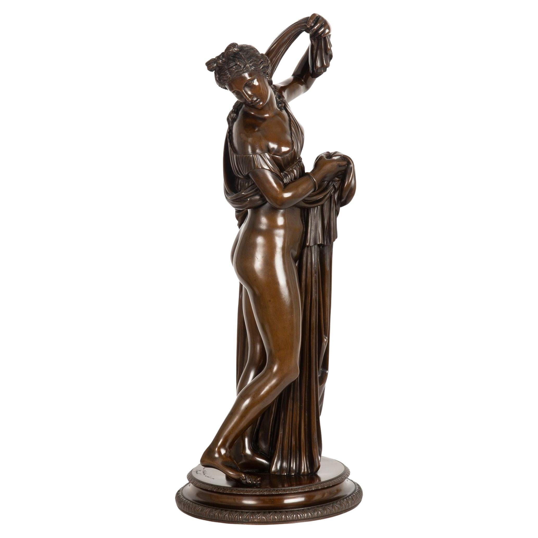 19th Century Grand Tour Bronze Sculpture “Callipygian Venus” of Antiquity For Sale