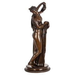 Grand Tour Bronzeskulptur Kallipygianische Venus der Antike aus dem 19. Jahrhundert