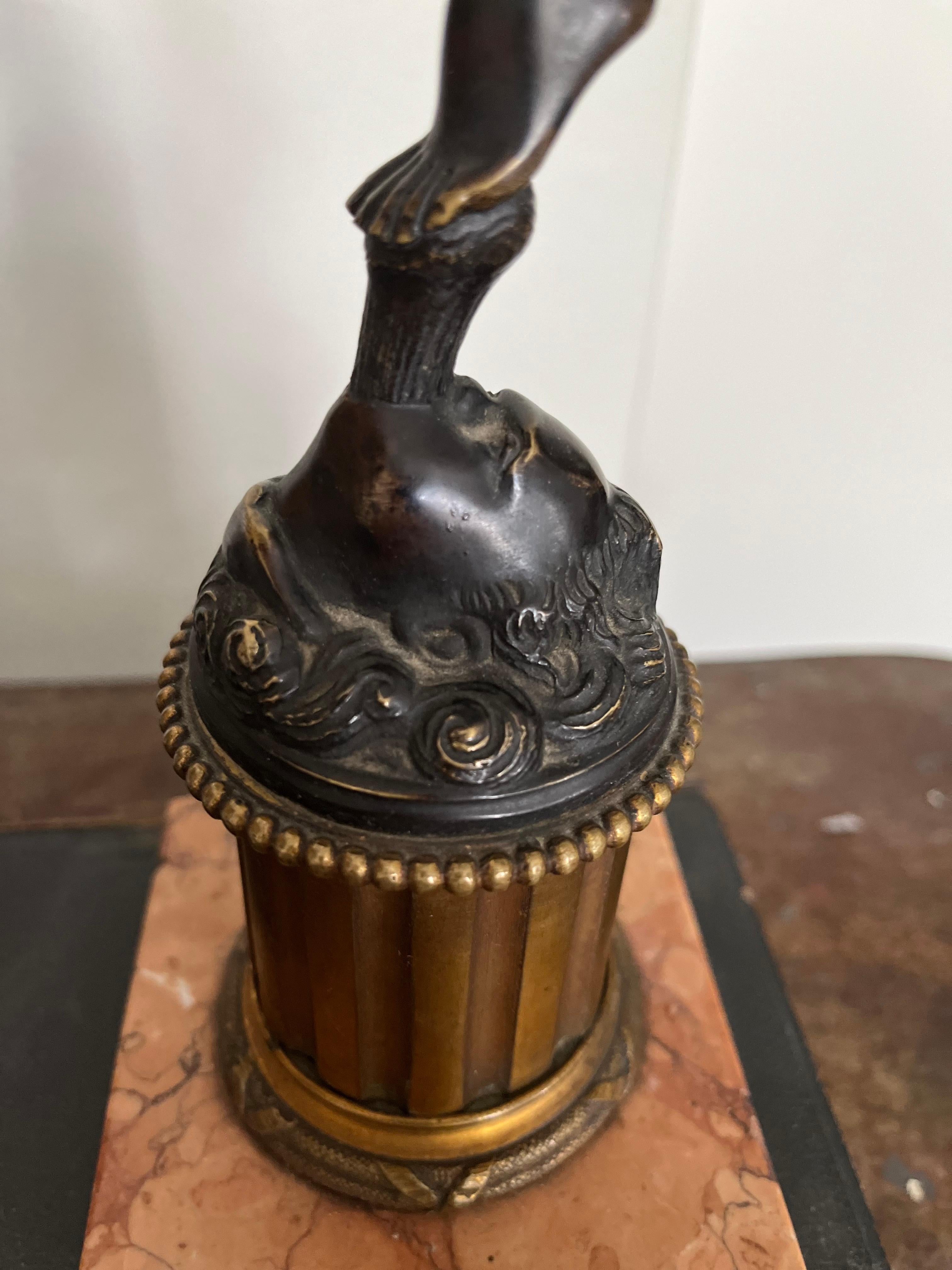 Grand Tour del XIX secolo  Scultura in bronzo  Mercurio in vendita 10