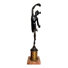 Grand Tour del XIX secolo  Scultura in bronzo  Mercurio