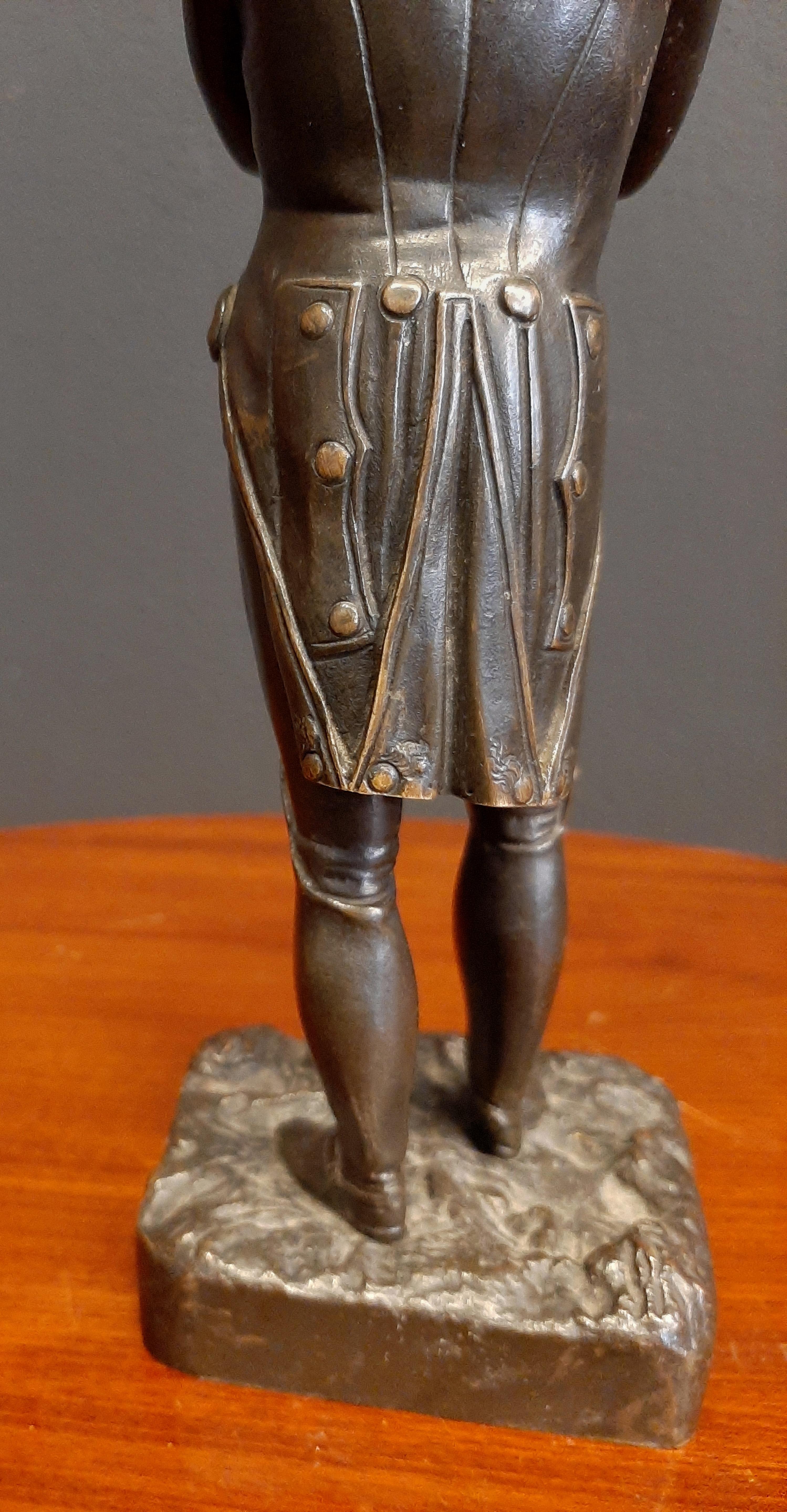 19th Century Grand Tour Bronze Sculpture, Napoleon In condizioni buone in vendita a Dresden, DE