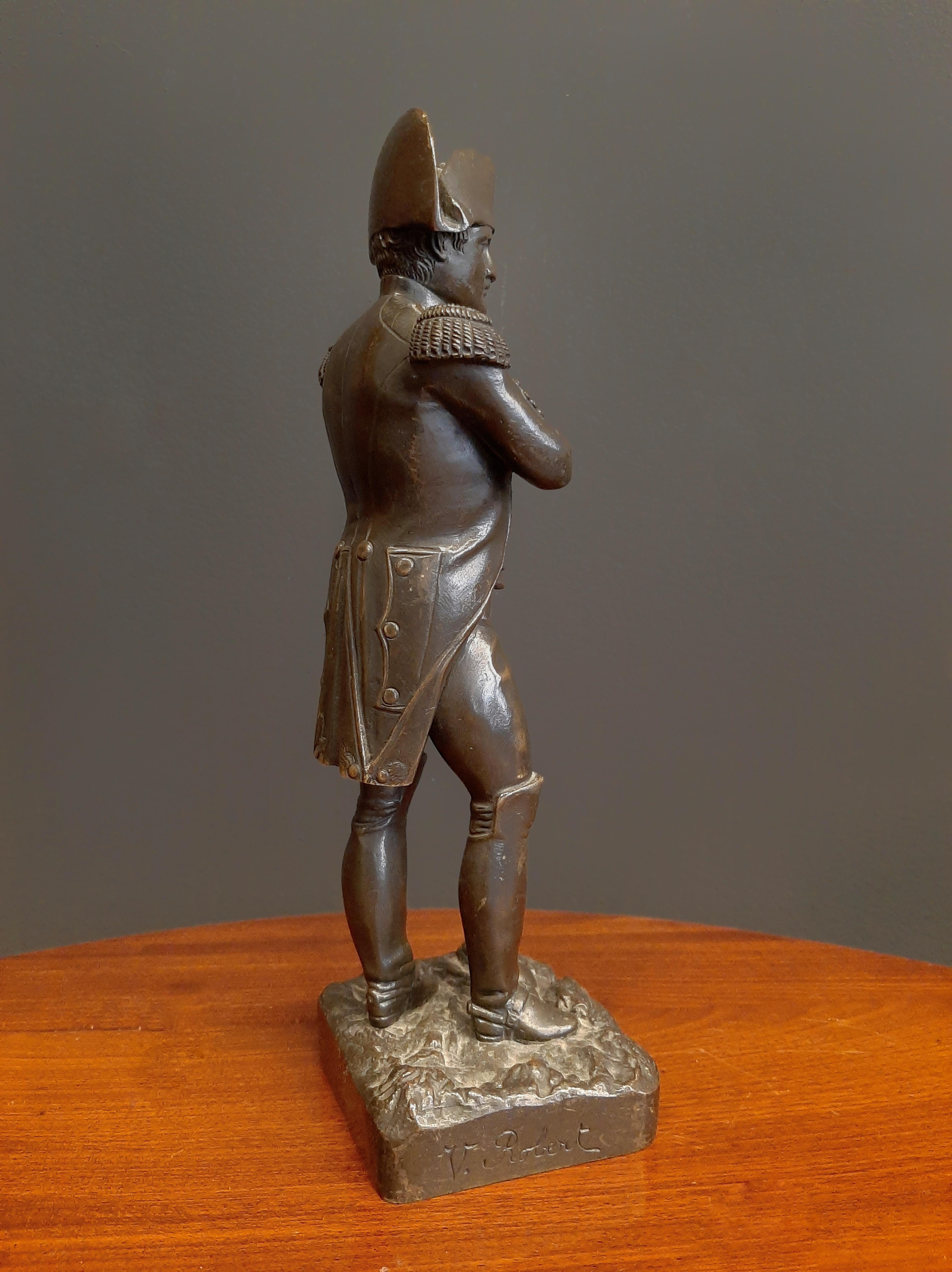 19th Century Grand Tour Bronze Sculpture, Napoleon in vendita 1