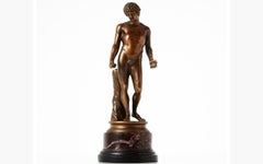 19th Century Grand Tour Bronze Sculpture of Apollo