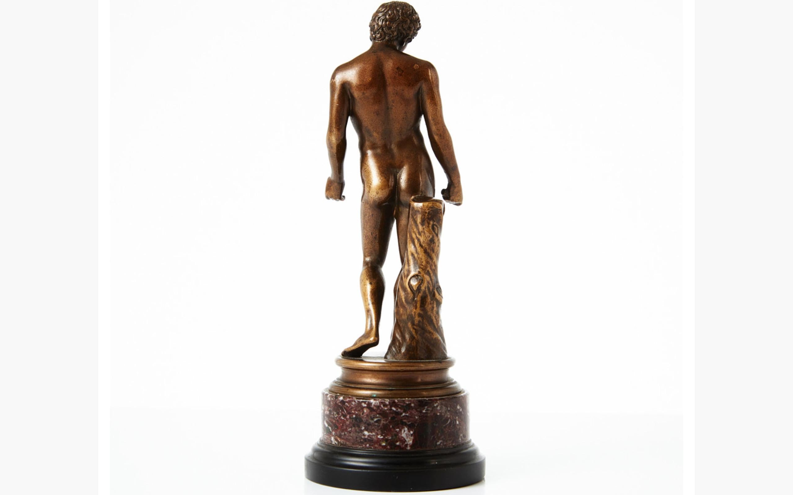 Italian 19th Century Grand Tour Bronze Sculpture of Apollo