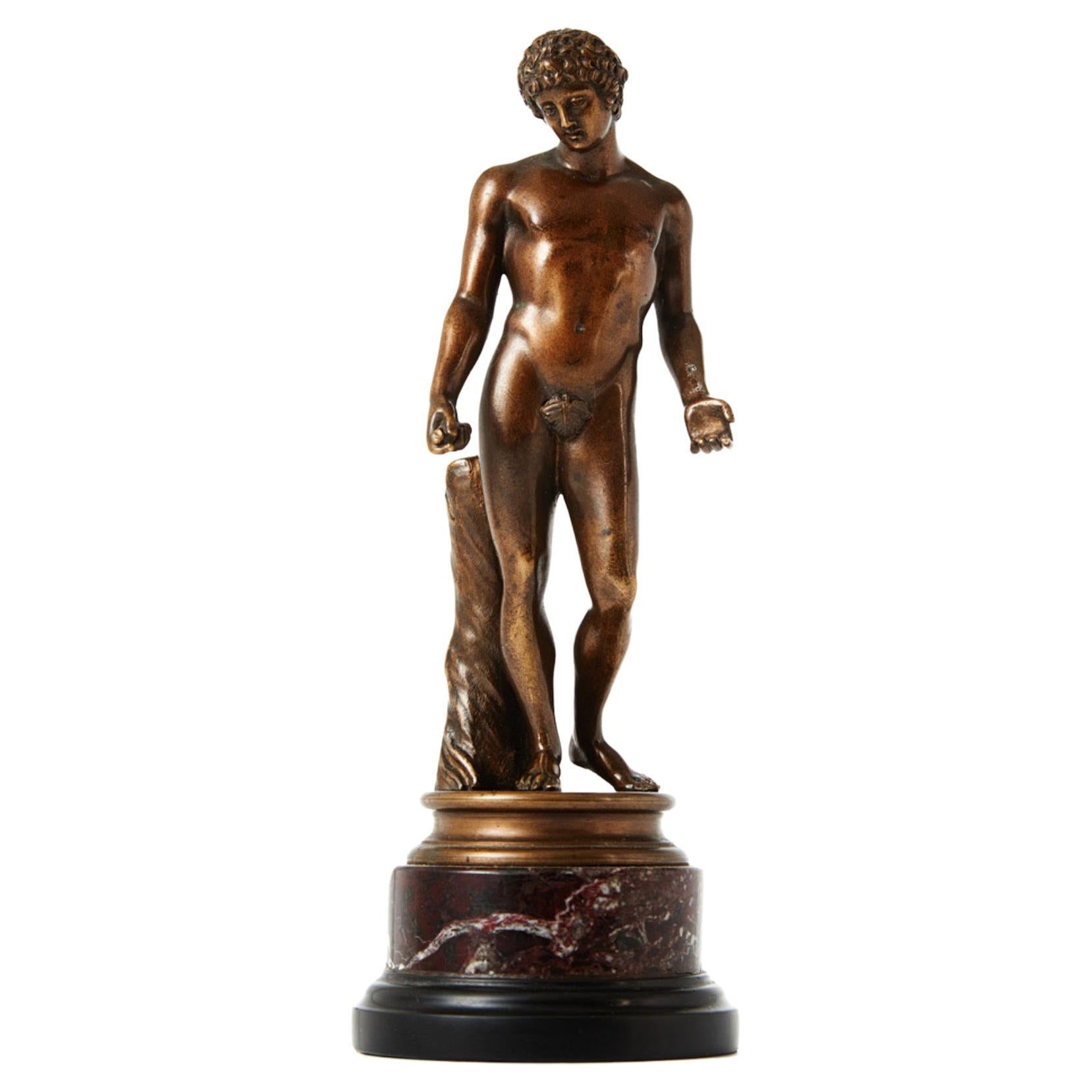 19th Century Grand Tour Bronze Sculpture of Apollo