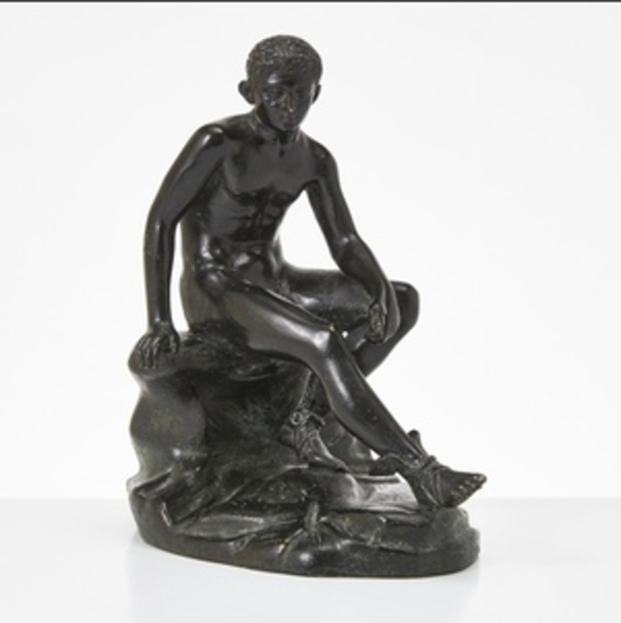 
Bronzo del Grand Tour, Hermes, Mercurio, scultura italiana in bronzo, arte neoclassica, XIX secolo, inizio XX secolo, souvenir del Grand Tour, bronzo patinato, figura classica, revival ellenistico.Questo pezzo è un bell'esempio di bronzo del Grand