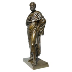 19th Century Grand Tour Bronze Sculpture of Sophocles