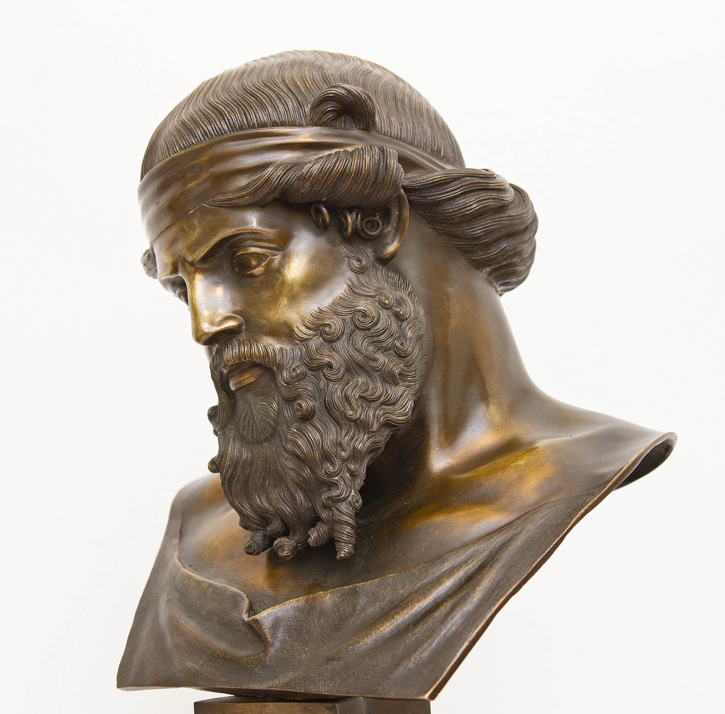 European 19th Century Grand Tour Bust of Plato