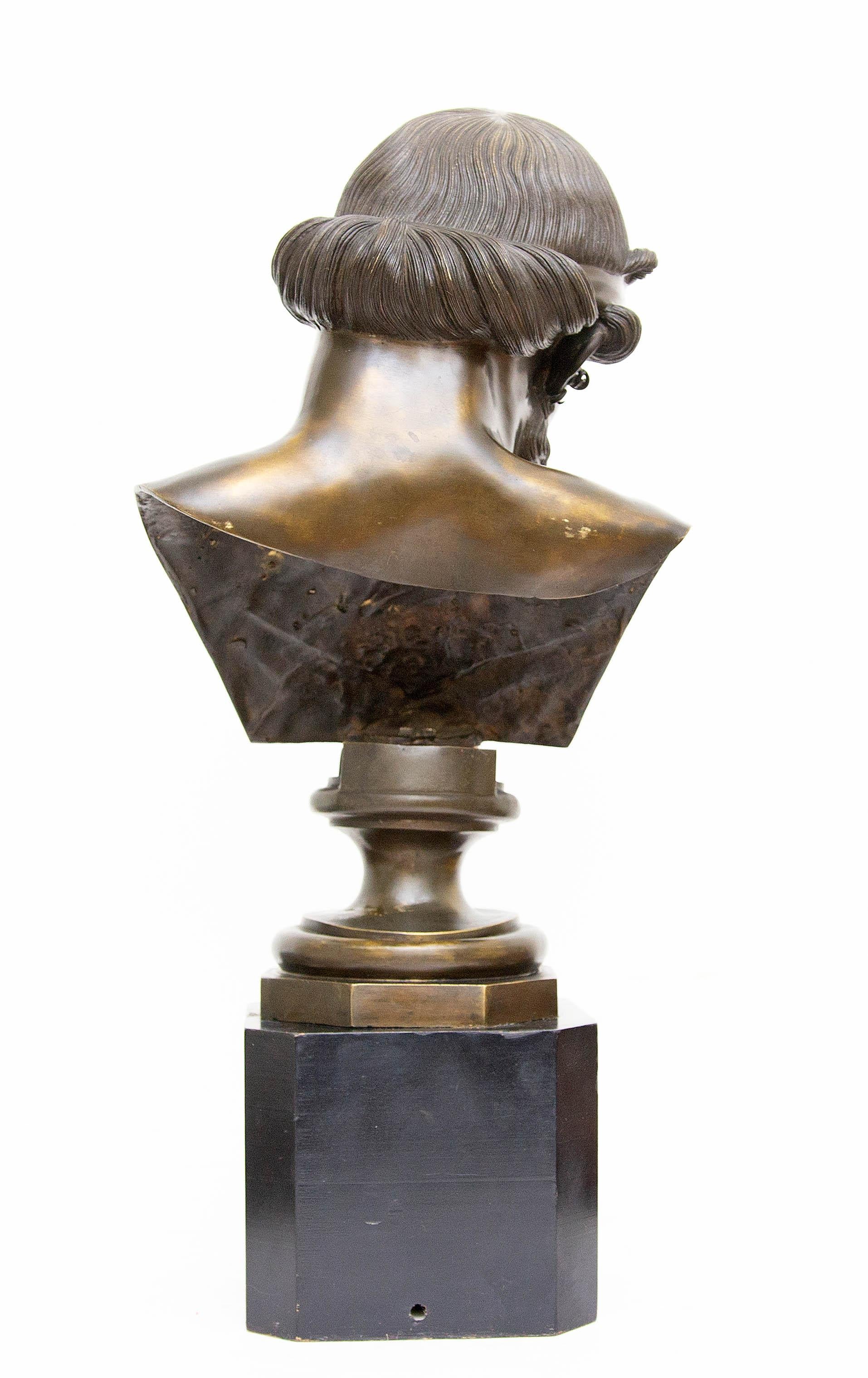19th Century Grand Tour Bust of Plato In Good Condition In Rochester, NY